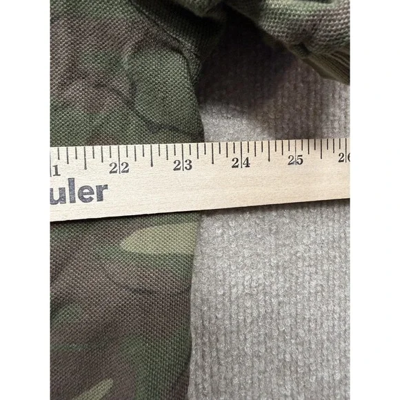 Polo Ralph Lauren Polo Shirt Mens XL Green Camo Custom Fit Flag Pony Embroidered - Picture 4 of 7